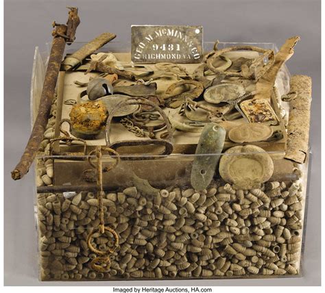 dug civil war relics.